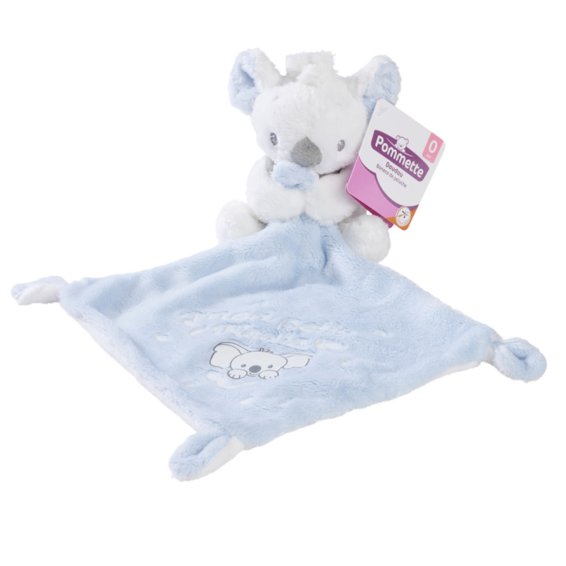  peluche avec mon petit koala bleu blanc luminescent 